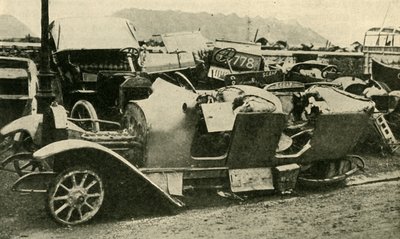 Scrapped! Wrecked Motor-cars captured from the Germans, First World War, c1920 by Unbekannt