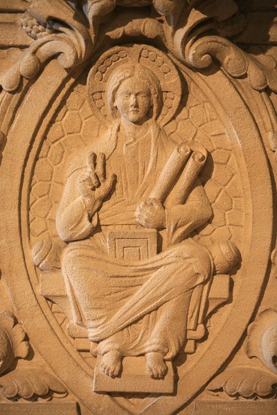 Sculpture of Christ in Soulac basilica, Soulac, France by Unbekannt