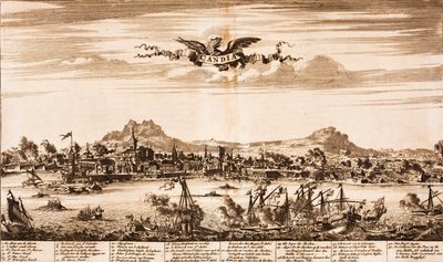 Seabattle During the Siege of Candia by Unbekannt