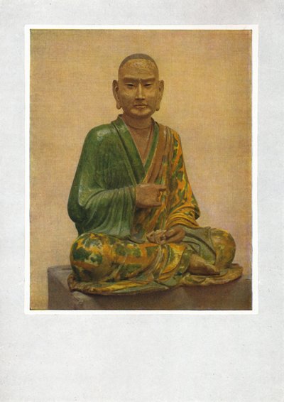 Seated Figure of a Lohan - Tang Dynasty, 7th to 10th Century AD by Unbekannt