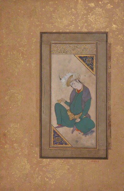 Seated Youth with a Cup, late 16th-early 17th century by Unbekannt