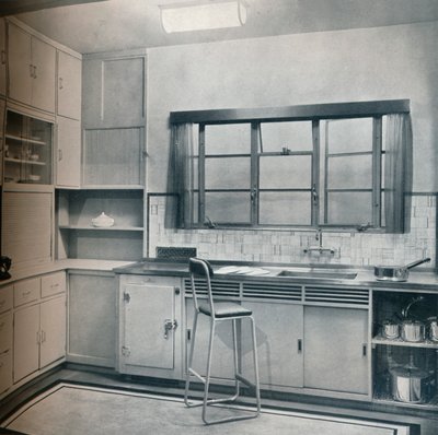 Section of a Small Kitchen, Designed by Mrs Darcy Braddell by Unbekannt