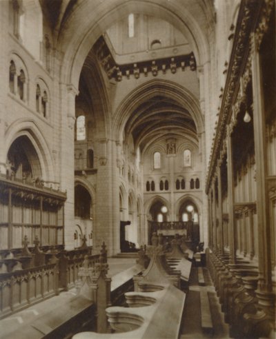 Section of the Interior, Buckfast Abbey Church, Late 19th-Early 20th Century by Unbekannt