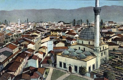 Serbia, Monastir: view of a mosque, Monastir is now called Bitola and is located in Macedonia - Postcard 1914-1918 by Unbekannt
