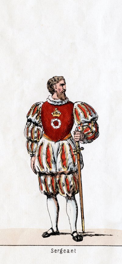 Sergeant, costume design for Shakespeare