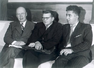 Sergei Prokofiev, Dmitri Shostakovich and Aram Khachaturian, Russian Composers by Unbekannt