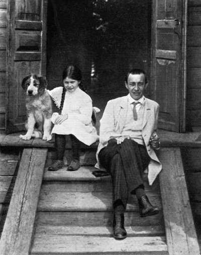 Sergei Rachmaninov, Russian composer, pianist and conductor, Ivanovka, Russia by Unbekannt