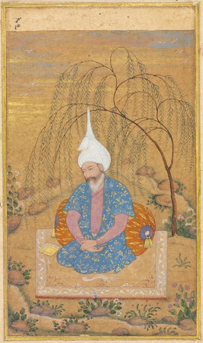 Shah Tahmasp I Seated in a Landscape by Unbekannt
