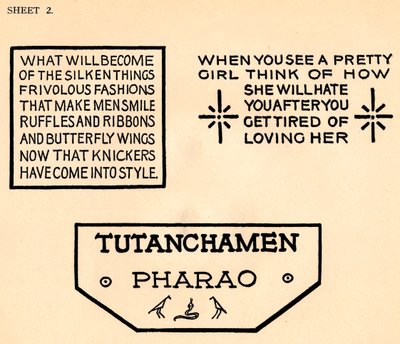 Sheet 2, from a portfolio of alphabets, 1929 by Unbekannt