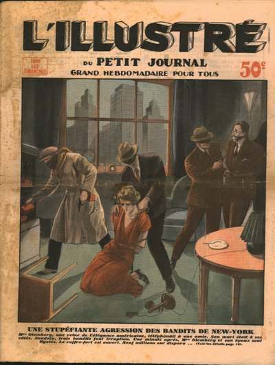 Shocking robbery by bandits in New York by Unbekannt