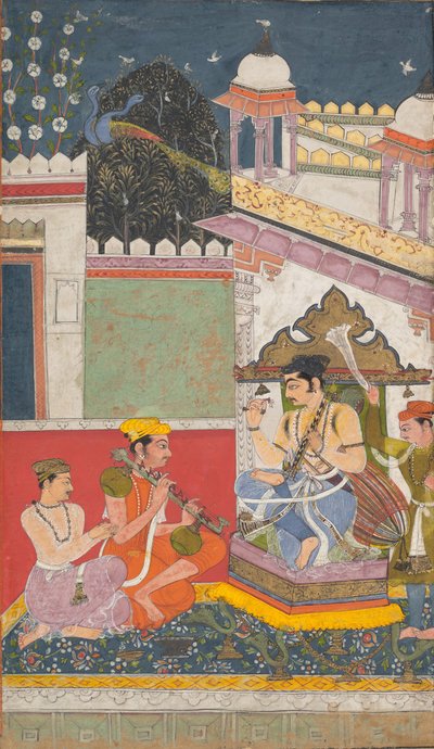 Shri Raga: Folio from a Ragamala Series (Garland of Musical Modes), mid-17th century by Unbekannt