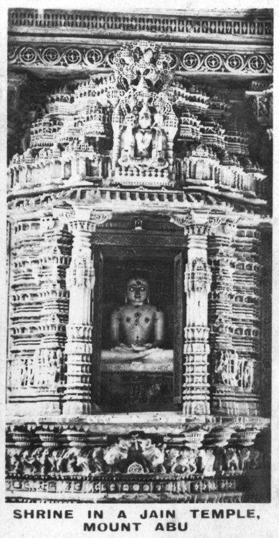 Shrine in a Jain Temple, Mount Abu, Rajasthan, India, c1925 by Unbekannt
