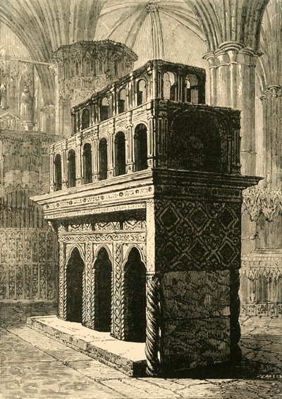 Shrine of Edward the Confessor, Westminster Abbey, 1890 by Unbekannt