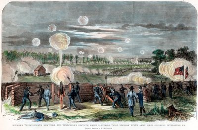 Siege of Petersburg, Virginia, American Civil War, c1864-c1865 by Unbekannt