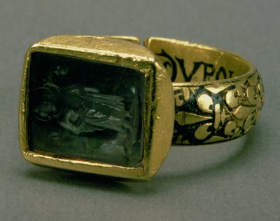 Signet ring of King Louis IX of France (St. Louis) by Unbekannt
