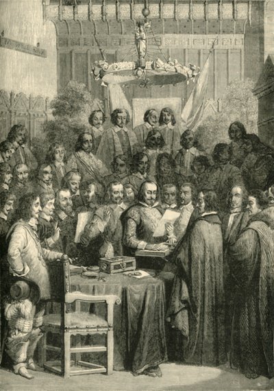 Signing of the Treaty of Westphalia, 24 October 1648 by Unbekannt