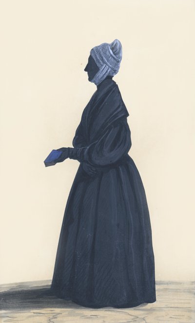 Silhouette of Mrs. Amory, Sister of Catherine Robinson, c.1835-40 by Unbekannt