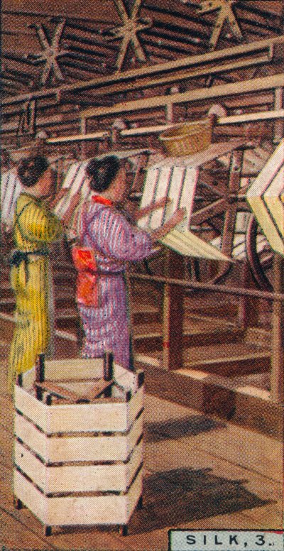 Silk, 3. - Reeling Silk, Japan by Unbekannt