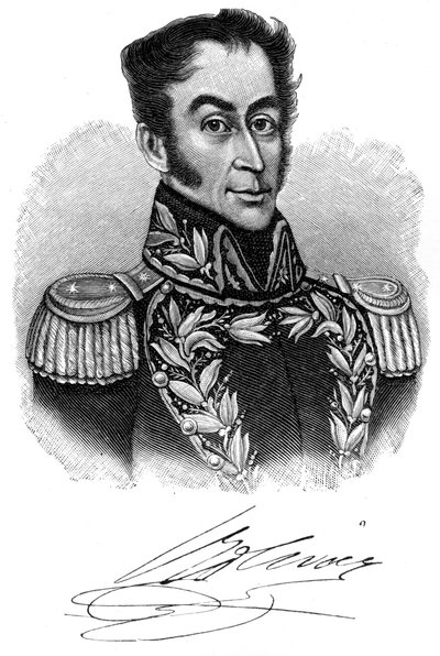 Simon Bolivar, South American revolutionary leader by Unbekannt