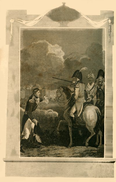 Sir Arthur Wellesley Commanding at the Battle of Assaye by Unbekannt