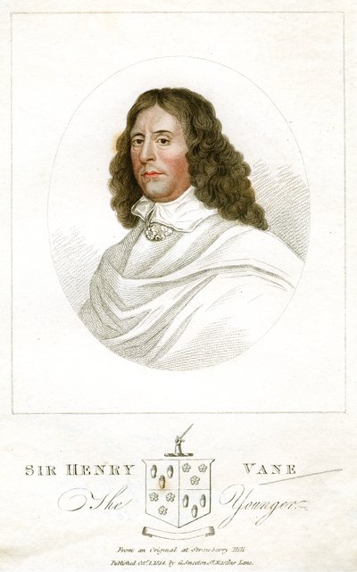 Sir Henry Vane the Younger, English statesman and author by Unbekannt
