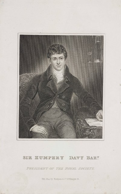 Sir Humphry Davy, English chemist by Unbekannt