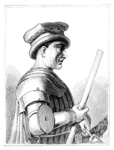 Sir John Hawkwood, English Mercenary or Condottiere in 14th Century Italy by Unbekannt