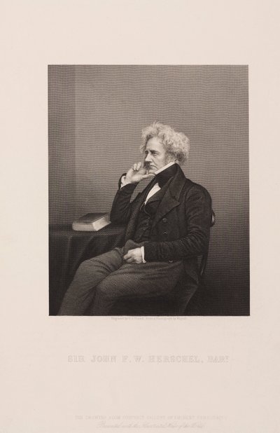 Sir John Herschel, English astronomer and scientist by Unbekannt