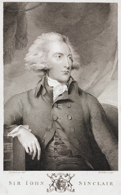 Sir John Sinclair, Scottish agricultural economist and statistician by Unbekannt
