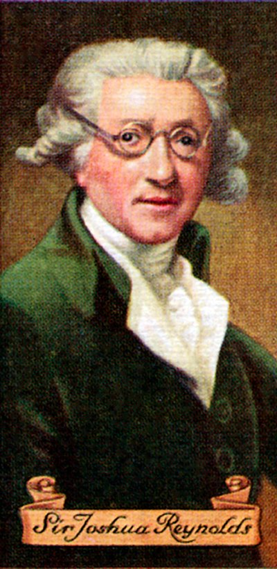 Sir Joshua Reynolds, from a Series of Cigarette Cards by Unbekannt