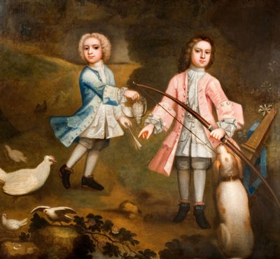 Sir Lister and Sir Charles Holte as Boys, 1750 by Unbekannt