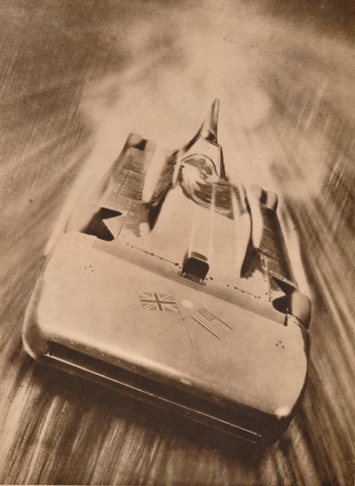 Sir Malcolm Campbell at High Speed in 