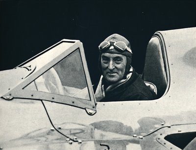 Sir Malcolm Campbell at the Wheel of Bluebird by Unbekannt