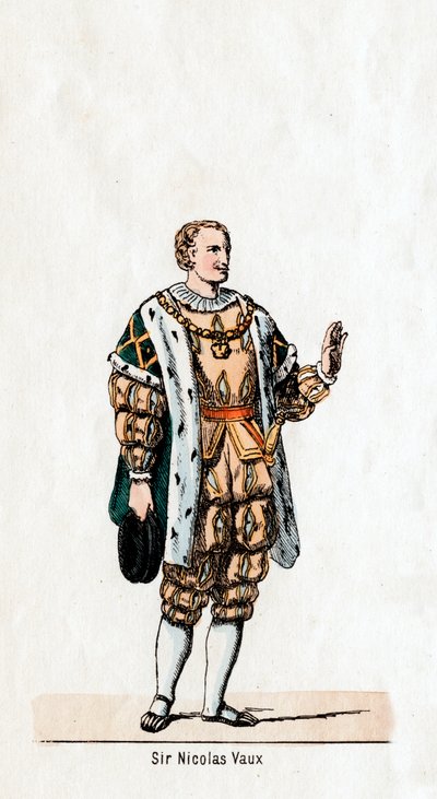 Sir Nicholas Vaux, Costume Design for Shakespeare