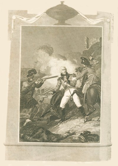 Sir Ralph Abercrombie in the Battle of Alexandria by Unbekannt