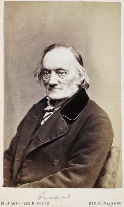 Sir Richard Owen, English naturalist and paleontologist, c 1880 by Unbekannt