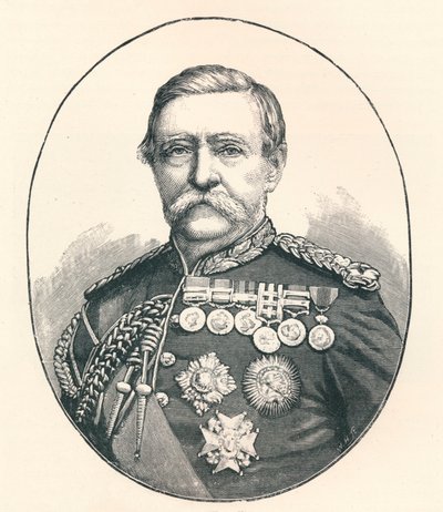 Sir Robert Napier, Lord Napier of Magdala by Unbekannt