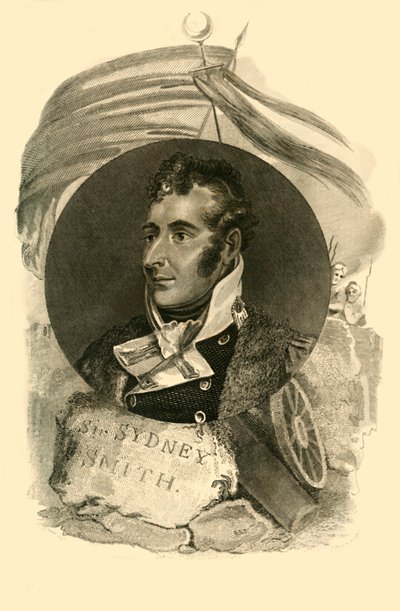 Sir Sidney Smith, who with 300 British Sailors, defended the Breach of Acre by Unbekannt
