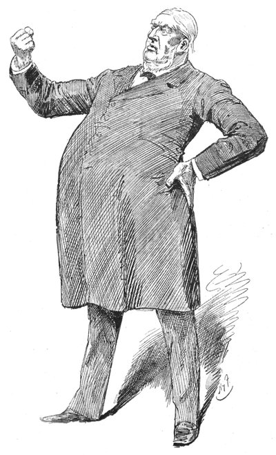 Sir William Harcourt in a fulminating moment by Unbekannt