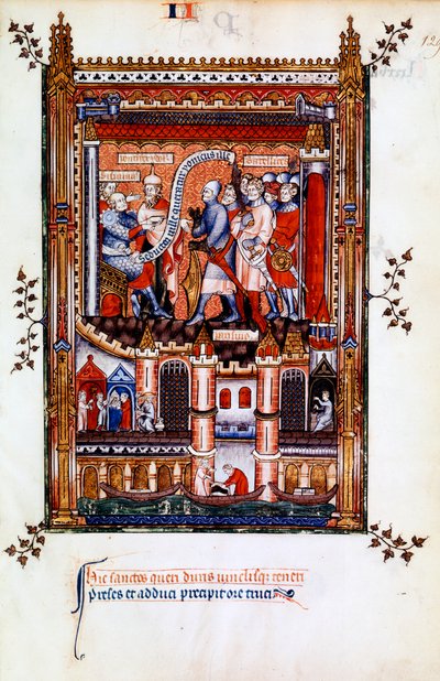 Sisinnius Orders the Arrest of St Denis by Unbekannt