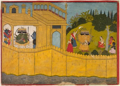 Sita in the Garden of Lanka (From the Ramayana Epic of Valmiki) by Unbekannt