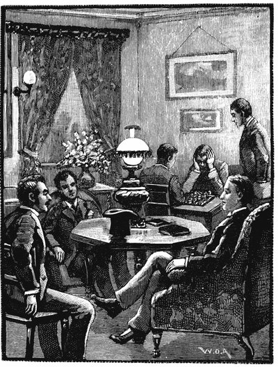 Sitting room at YMCA, Exeter Hall, London, 1887 by Unbekannt