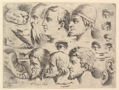 Six Heads, Three Feet, Two Ears, Six Eyes, Four Lips by Unbekannt