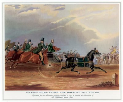Sixteen Miles Under the Hour by Tom Thumb, 1831 by Unbekannt