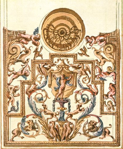 Sketch for decorative painting by Unbekannt