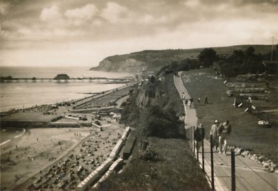 Small Hope Bay and Shanklin Pier, I.W., from Cliff Walk by Unbekannt