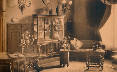 Smoking Room at the Cuban Embassy in Brussels, Belgium, 1927 by Unbekannt