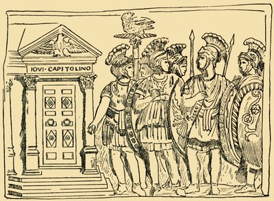 Soldiers of the Famous Praetorian Guard at Rome, c1930 by Unbekannt