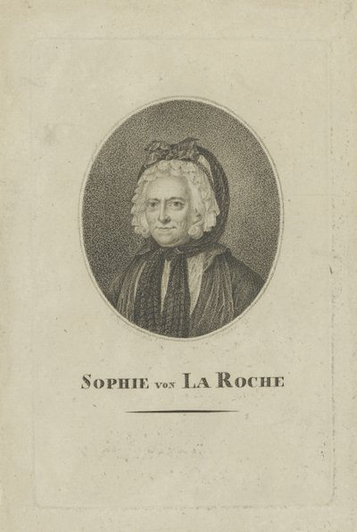 Sophie von La Roche, née Gutermann von Gutershofen by Unbekannt