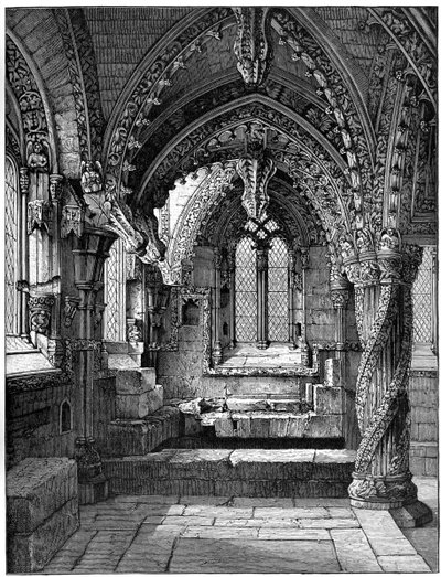 South-East Corner of the Lady Chapel, Rosslyn Chapel, Scotland by Unbekannt